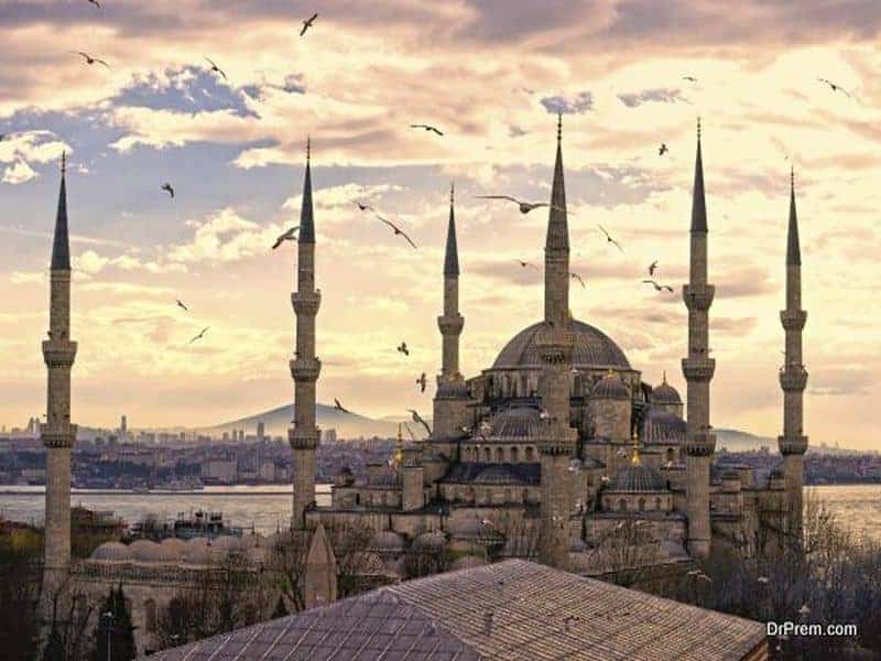 The Blue Mosque, Istanbul, Turkey.