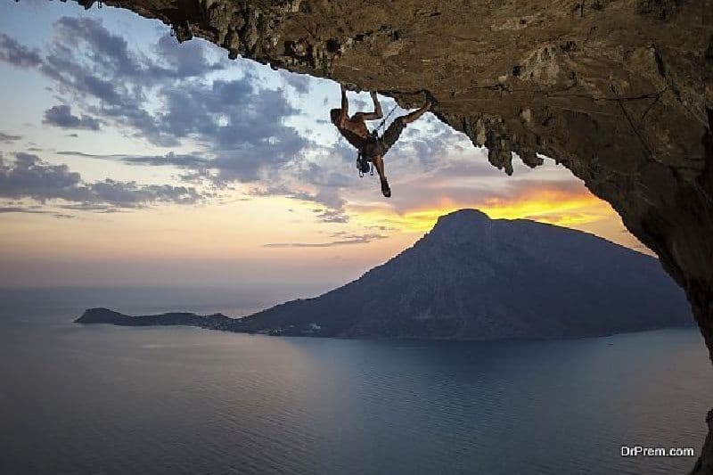 rock climbing