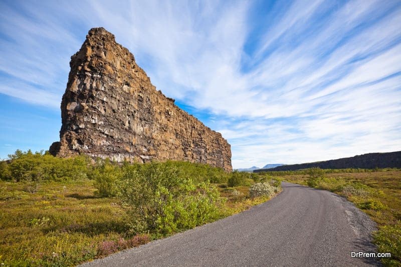 Canyon Asbyrgi, Iceland