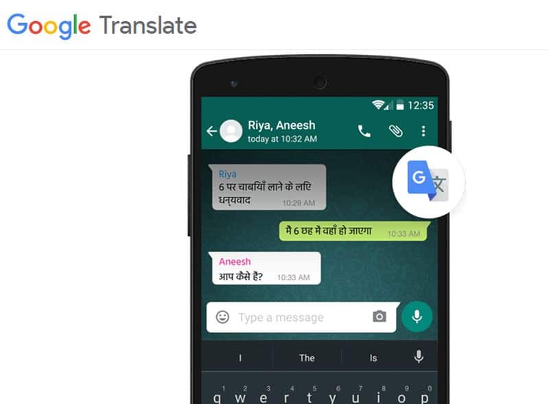 Google translator app