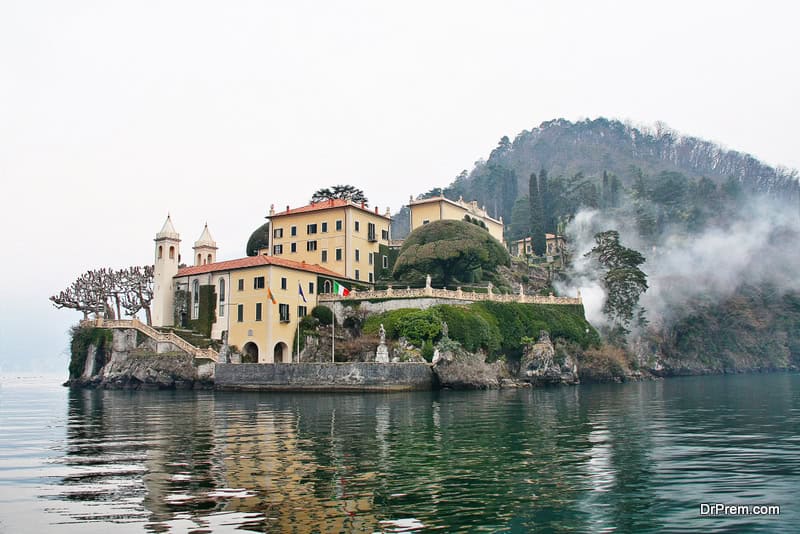 Villa del Balbianello at Lake Como, Como, Italy, Lombardia region