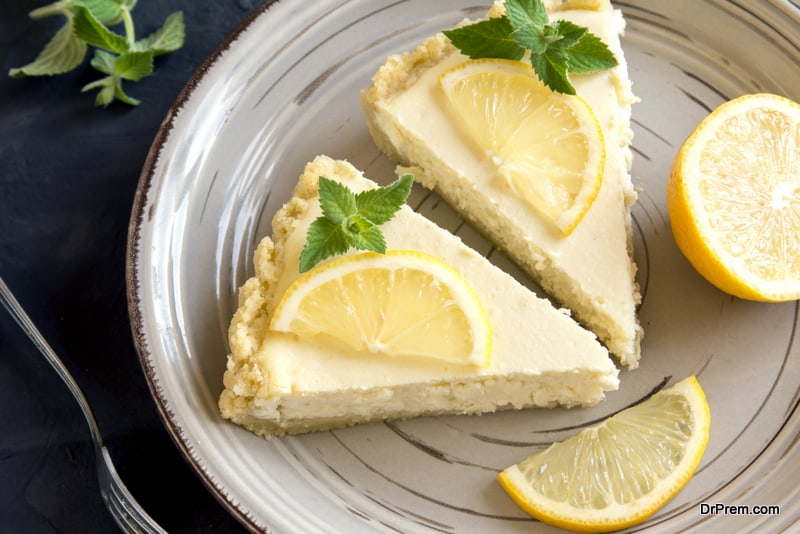 Delicious lemon pies