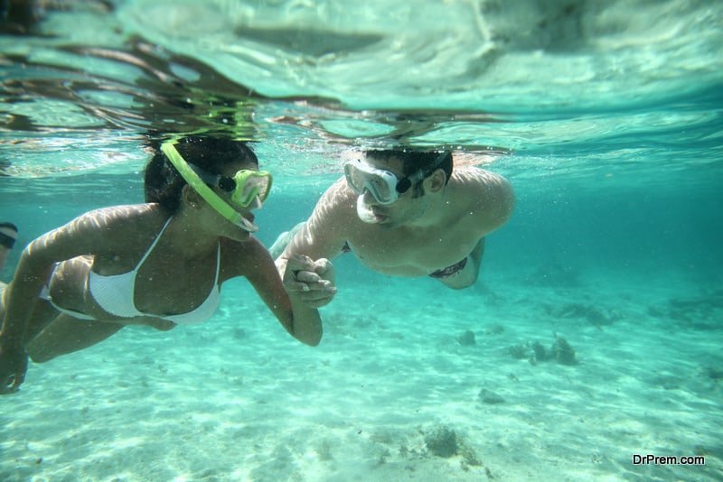 Snorkeling gears and mask