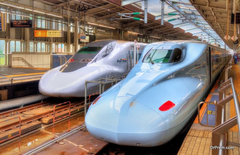 Mount Fuji – Tokaido Shinkansen line
