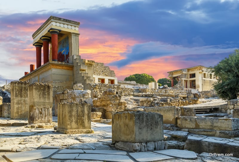 inside greek palace