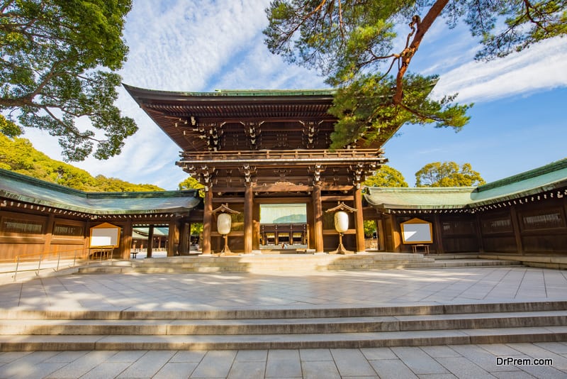 Meiji-jingu shrine in Tokyo, Japan