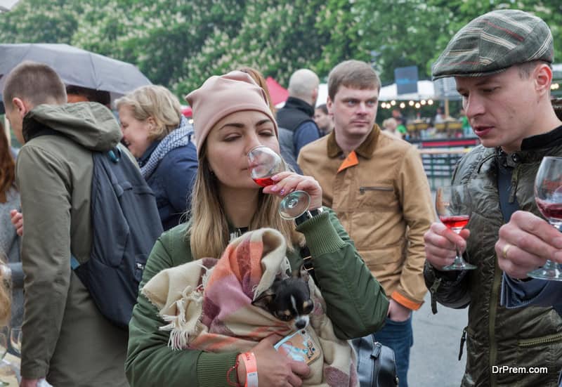 Rheinhessen, Wein market Mainz wine festival, Germany