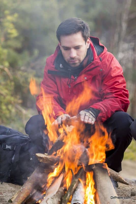 Starting up a fire amid a jungle is a criminal act