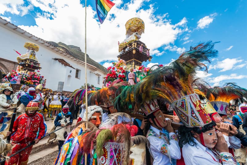 Virgen del Carmen parade