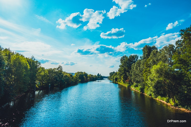 river in the nature