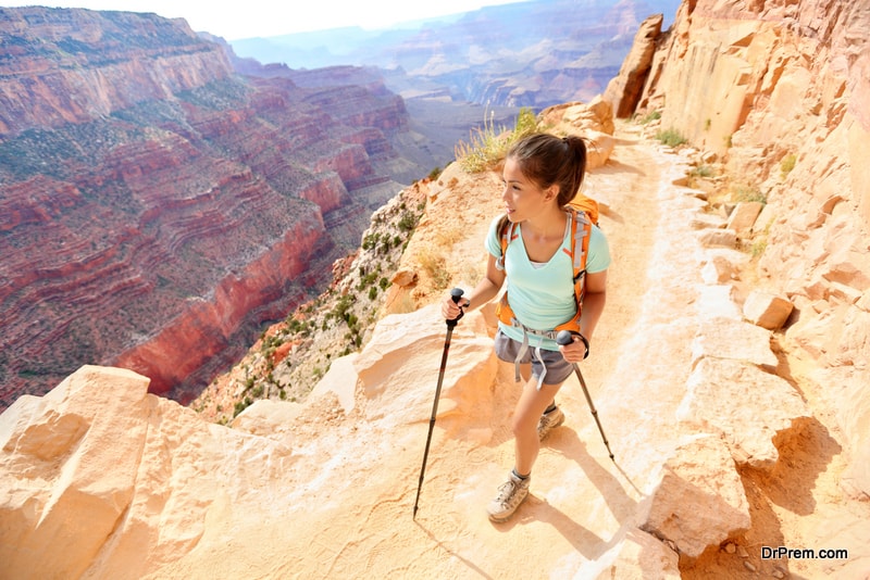 woman visited Grand Canyon