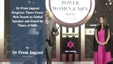 Dr Prem Jagyasi Receives Times Power Men Award As Global Speaker