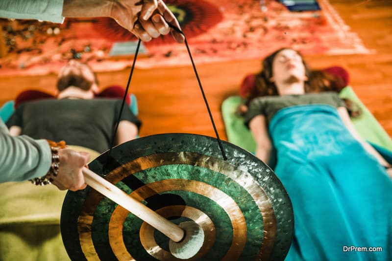Gong in sound therapy