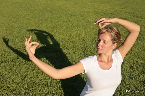 woman practicing Taoist Yoga