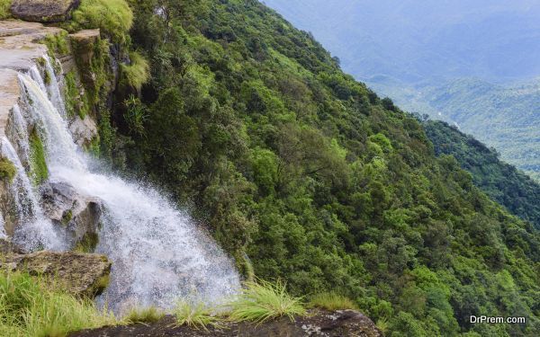 Seven Sisters Waterfalls, Cherrapunjee, Meghalaya.