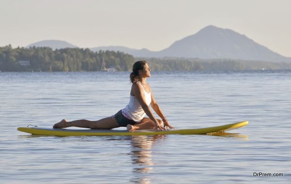 Paddle Board Yoga