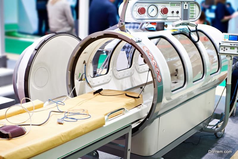 Hyperbaric single pressure chamber