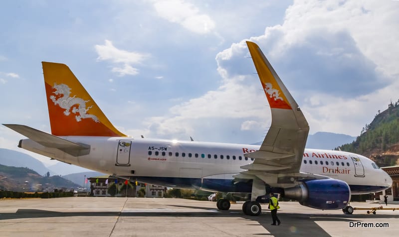 Drukair - Royal Bhutan Airlines Airplane 