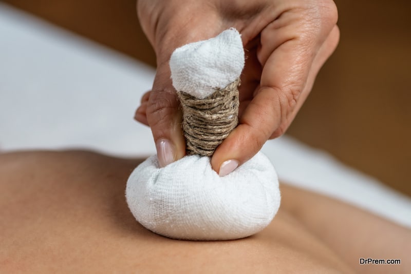 Ayurvedic Massage with Kizhi or Herbal Bags at Wellness Center 