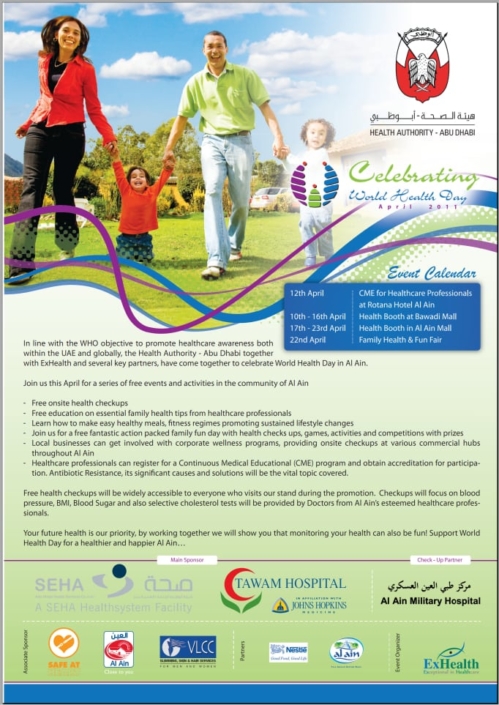 Health Authority Abu Dhabi - World Health Day - Al Ain