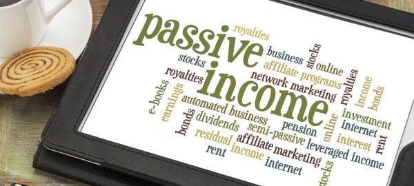 passive income word cloud