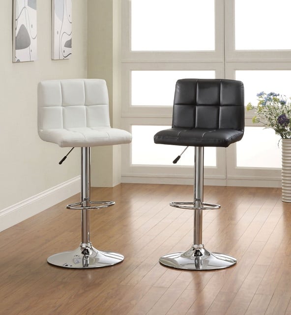 10 Modern Bar Stools Grow With Dr, Roundhill Swivel Leather Adjustable Hydraulic Bar Stools
