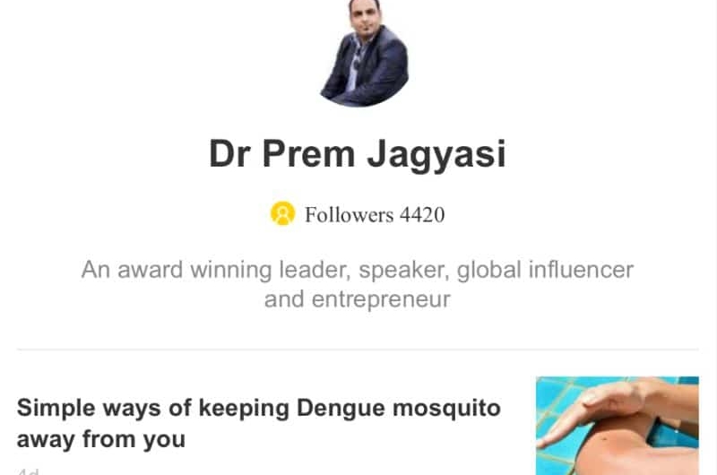 Dr Prem Jagyasi UC web news website1