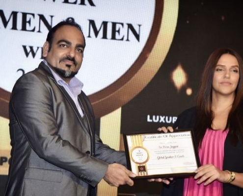 Dr Prem Jagyasi was felicitated with the Times ‘Power Men’ Award