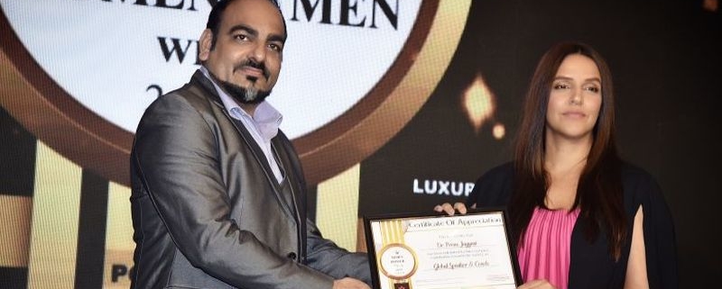 Dr Prem Jagyasi was felicitated with the Times ‘Power Men’ Award