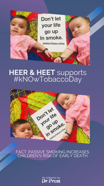 Heer and Heet supports No Tobacco Day