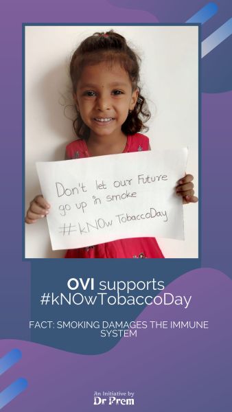 OVI supports No Tobacco Day