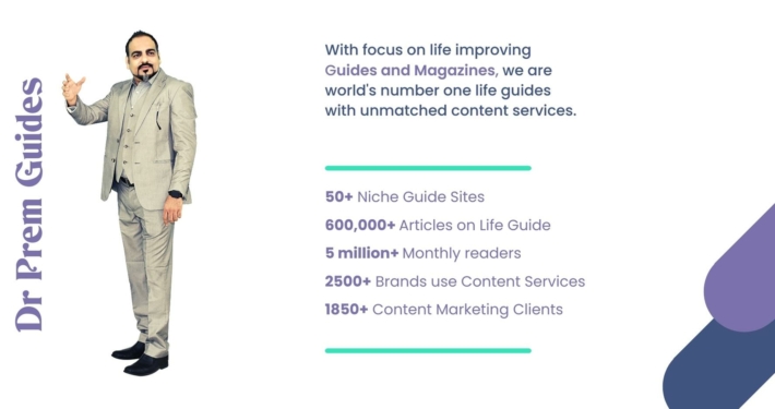 Dr Prem Guides and Magazine with millions of readers for content marketing