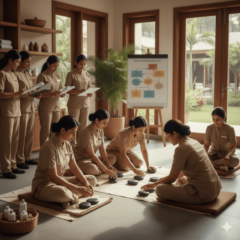 Training, SOP Development, and Capability Building for Wellness and Hospitality Teams